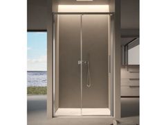 Box doccia a nicchia in vetro con porta scorrevole&nbsp;EVO - DISENIA SRL  BY IDEAGROUP