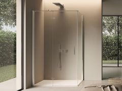 Box doccia angolare con porta a battente&nbsp;FLIPPER 3 - DISENIA SRL  BY IDEAGROUP
