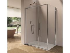 Box doccia angolare con porta a battente&nbsp;SNAP 6 - DISENIA SRL  BY IDEAGROUP