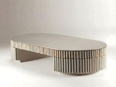 Tavolino ovale in ceramica&nbsp;NOUVELLE VAGUE - DOOQ