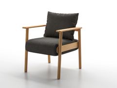 Sedia da giardino imbottita con braccioli&nbsp;ELIO - DRIGANI