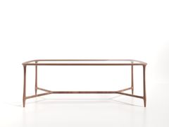 Tavolo rettangolare in legno e vetro&nbsp;CLEARNESS - DASH CASA GROUP
