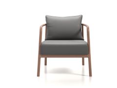 Poltrona in pelle con braccioli&nbsp;CLEARNESS - DASH CASA GROUP