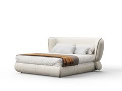 Letto imbottito matrimoniale in tessuto&nbsp;DIE LAN - DASH CASA GROUP