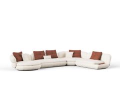 Divano modulare angolare in tessuto&nbsp;DIE LAN - DASH CASA GROUP