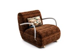 Poltrona in tessuto con braccioli&nbsp;FLOATING LIGHT - PURE JADE - DASH CASA GROUP