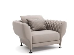 POLTRONA IN PELLE CON BRACCIOLI&nbsp;GOLF THEMED - DASH CASA GROUP