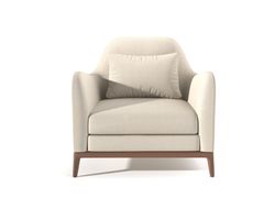 Poltrona in pelle con braccioli&nbsp;ROUND - DASH CASA GROUP