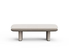 Panca imbottita in pelle&nbsp;SPIRIT AND TRANQUILITY - DASH CASA GROUP