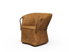 Poltroncina in pelle con braccioli&nbsp;SPIRIT AND TRANQUILITY - DASH CASA GROUP