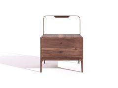 Comodino rettangolare in legno con cassetti&nbsp;SPRING - DASH CASA GROUP