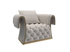 Poltrona in pelle con braccioli&nbsp;ZUNYUN CHENGJING - DASH CASA GROUP