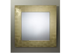 Specchio foglia oro da parete con cornice BASIC GOLD - DEKNUDT MIRRORS
