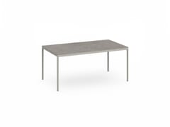 Tavolo da giardino rettangolare in alluminio e porcellana&nbsp;HAVEN - GANDIA BLASCO