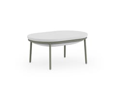 Tavolino da giardino basso in polietilene e acciaio&nbsp;LACE - GANDIA BLASCO