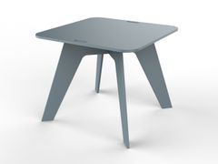 Tavolo per spazi pubblici quadrato in polietilene&nbsp;BEAT - DONYE DESIGN