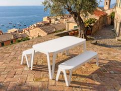 Tavolo per spazi pubblici rettangolare in polietilene&nbsp;COMPASS - DONYE DESIGN