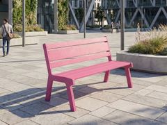 Panchina in polietilene con schienale&nbsp;MOONLIGHT  - DONYE DESIGN