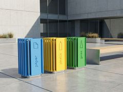 Portarifiuti in polietilene per raccolta differenziata&nbsp;RANARDO - DONYE DESIGN