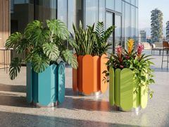 Fioriera rotonda in polietilene&nbsp;ROLL - DONYE DESIGN