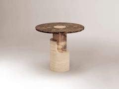 Tavolino basso rotondo in marmo&nbsp;BRAQUE - DOOQ