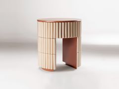 Tavolino da giardino rotondo in ceramica&nbsp;NOUVELLE VAGUE OUTDOOR - DOOQ