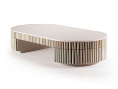 Tavolino ovale in ceramica&nbsp;NOUVELLE VAGUE - DOOQ