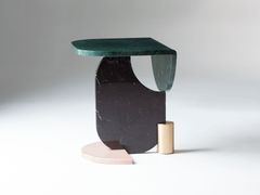 Tavolino di servizio in marmo&nbsp;PLAYING GAMES - DOOQ