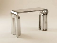 Consolle rettangolare in acciaio inox&nbsp;PLI� - DOOQ