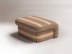 Pouf quadrato in tessuto&nbsp;SLIDE - DOOQ