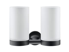 Portaspazzolino doppio a muro in vetro&nbsp;STARCK T 009948 - DURAVIT