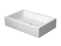 Lavabo da appoggio rettangolare in ceramica&nbsp;VERO AIR 235160 - DURAVIT