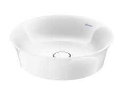 Lavabo rotondo da appoggio in ceramica&nbsp;WHITE TULIP 236243 - DURAVIT