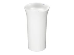 Lavabo freestanding rotondo in ceramica&nbsp;WHITE TULIP 270250 - DURAVIT