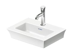 Lavamani rettangolare da appoggio in ceramica&nbsp;WHITE TULIP 073745 - DURAVIT