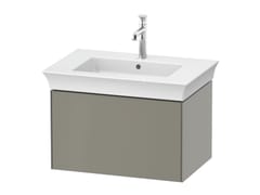 Mobile lavabo sospeso con lavabo integrato&nbsp;WHITE TULIP WT4241 - DURAVIT