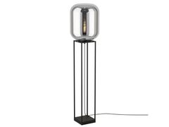 Lampada da terra a LED in acciaio e vetro&nbsp;BULCIAGO - EGLO ITALIANA