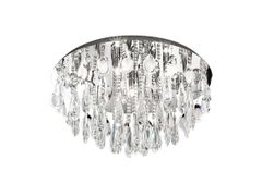 Lampada da soffitto a LED in acciaio e cristallo&nbsp;CALAONDA - EGLO ITALIANA