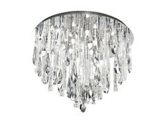 Lampada da soffitto a LED in acciaio e cristallo&nbsp;CALAONDA - EGLO ITALIANA