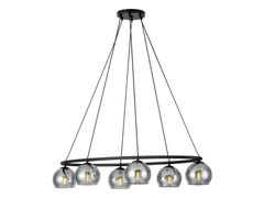 Lampada a sospensione a LED in acciaio e vetro&nbsp;DAGUELLA - EGLO ITALIANA