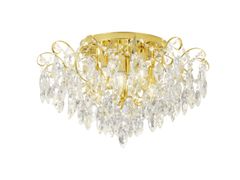 Lampada da soffitto in acciaio e cristallo&nbsp;FENOULLET - EGLO ITALIANA