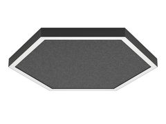 Pannello acustico in alluminio estruso con illuminazione integrata&nbsp;LINE 50 HEXMUTE - EGLO ITALIANA