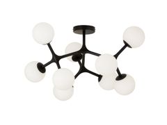 Lampada da soffitto a LED in acciaio e vetro&nbsp;MARAGALL - EGLO ITALIANA