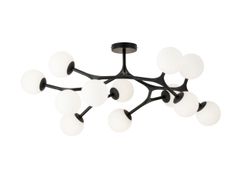 Lampada da soffitto a LED in acciaio e vetro&nbsp;MARGALL - EGLO ITALIANA