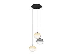 Lampada a sospensione a LED in acciaio e vetro&nbsp;PANTOJA - EGLO ITALIANA
