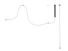 Lampada a sospensione a LED in silicone&nbsp;ROPE 22 - EGLO ITALIANA
