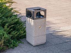 Portarifiuti in calcestruzzo con coperchio per esterni&nbsp;215 - 216 - ENCHO ENCHEV - ETE