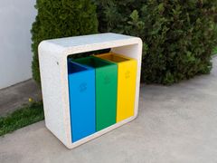 Portarifiuti in calcestruzzo per raccolta differenziata&nbsp;244R - ENCHO ENCHEV - ETE