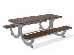 Tavolo da picnic con panchine integrate&nbsp;410 - ENCHO ENCHEV - ETE