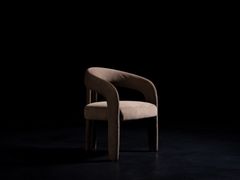 Sedia in pelle con braccioli&nbsp;ALEA - ENNE